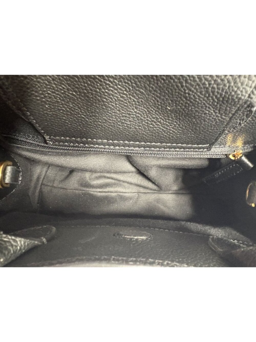 Demellier The Small Hudson in Black Small Grain Leather - Picture 8 of 9